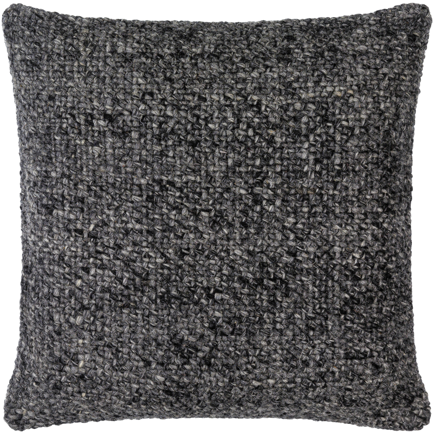 Murphy 22 X 22 inch Black/Gray Accent Pillow