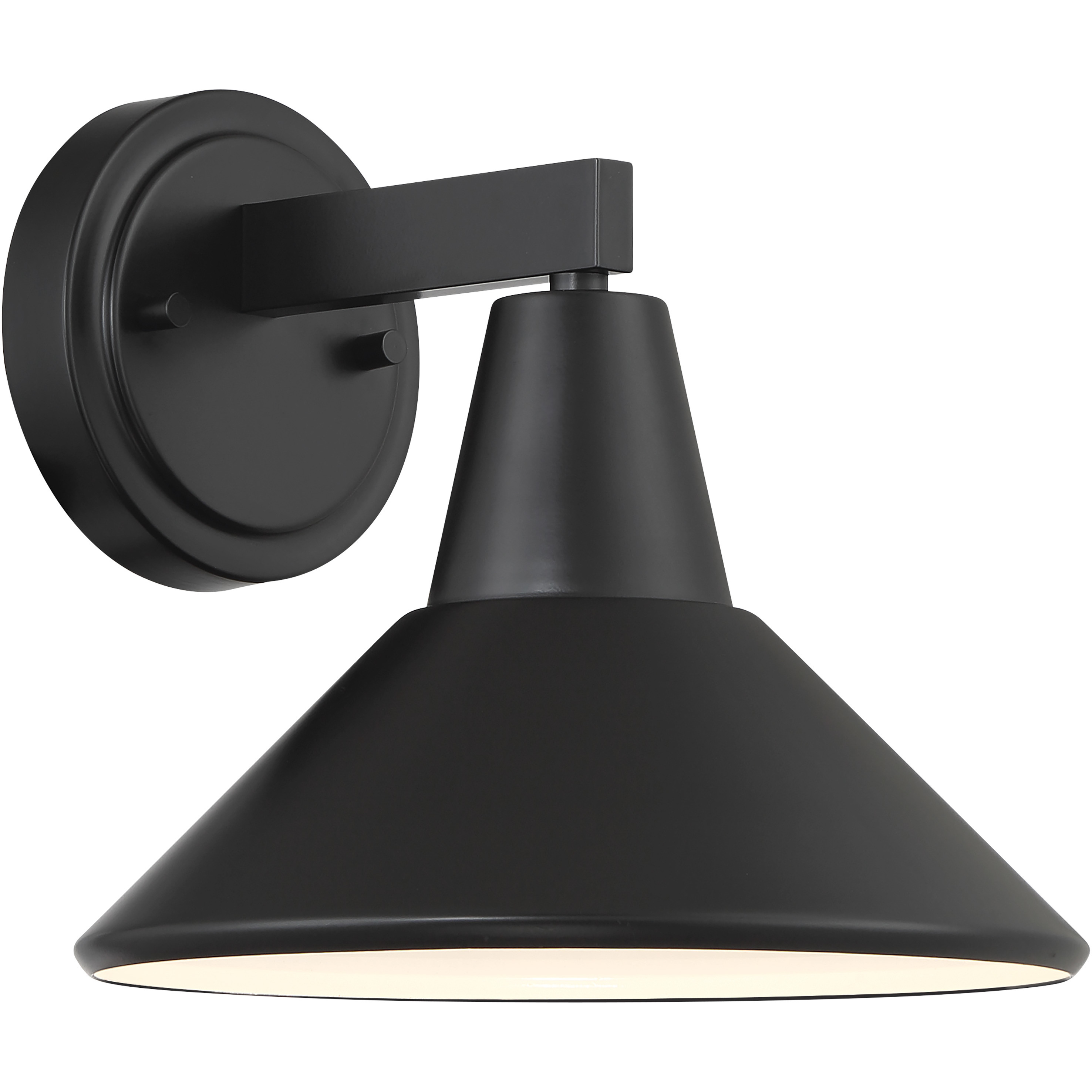 Bay Crest 1 Light Coal Outdoor Wall Mount, Great Outdoors