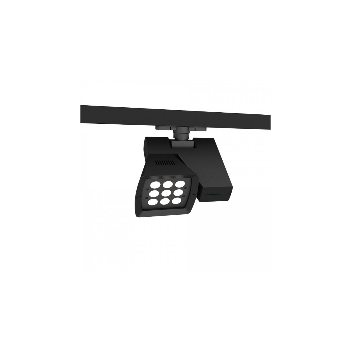Logos 1 Light 277 White Track Head Ceiling Light in 3000K