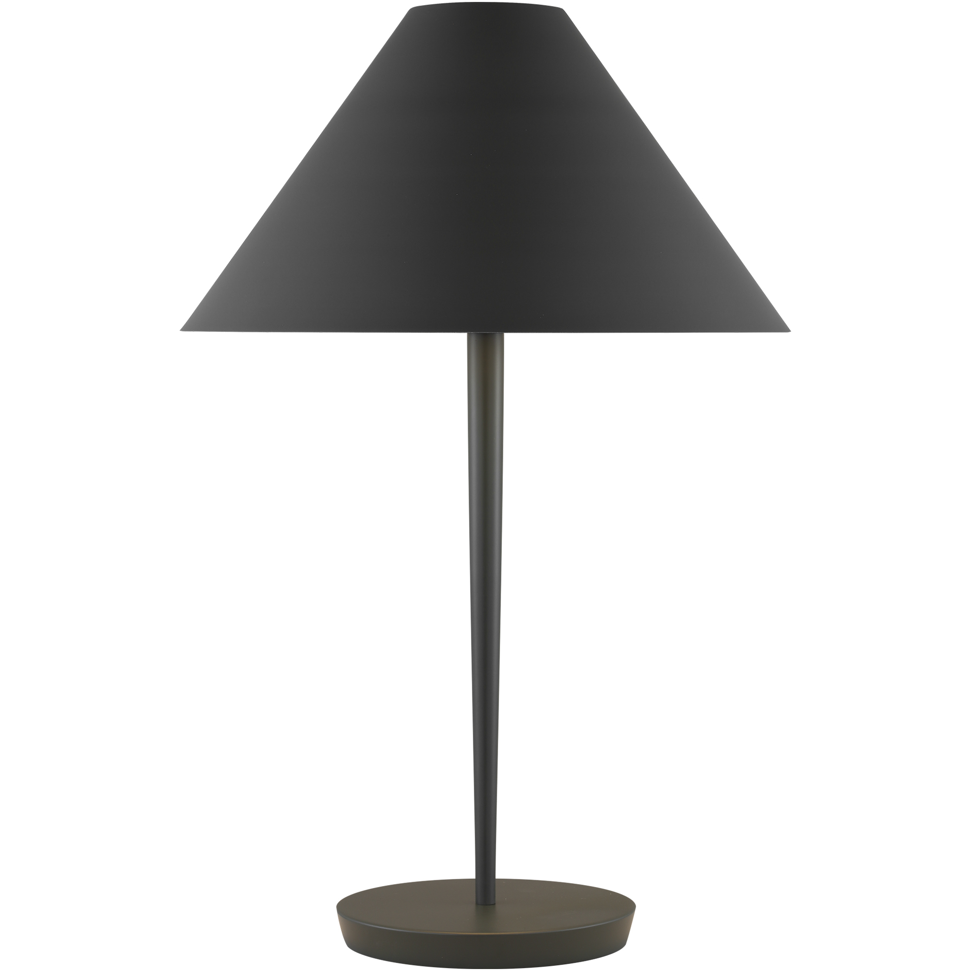 Kelly by Kelly Wearstler Contra 24.63 inch 60 watt Matte Charcoal Black Table Lamp Portable Light