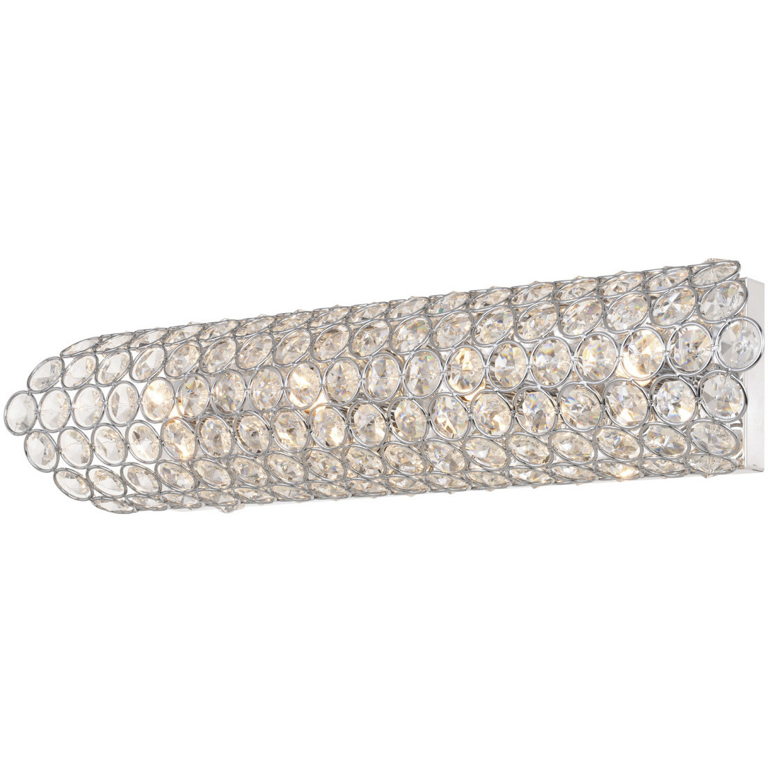 Erin 4 Light 22.5 inch Chrome Bathroom Light Wall Light