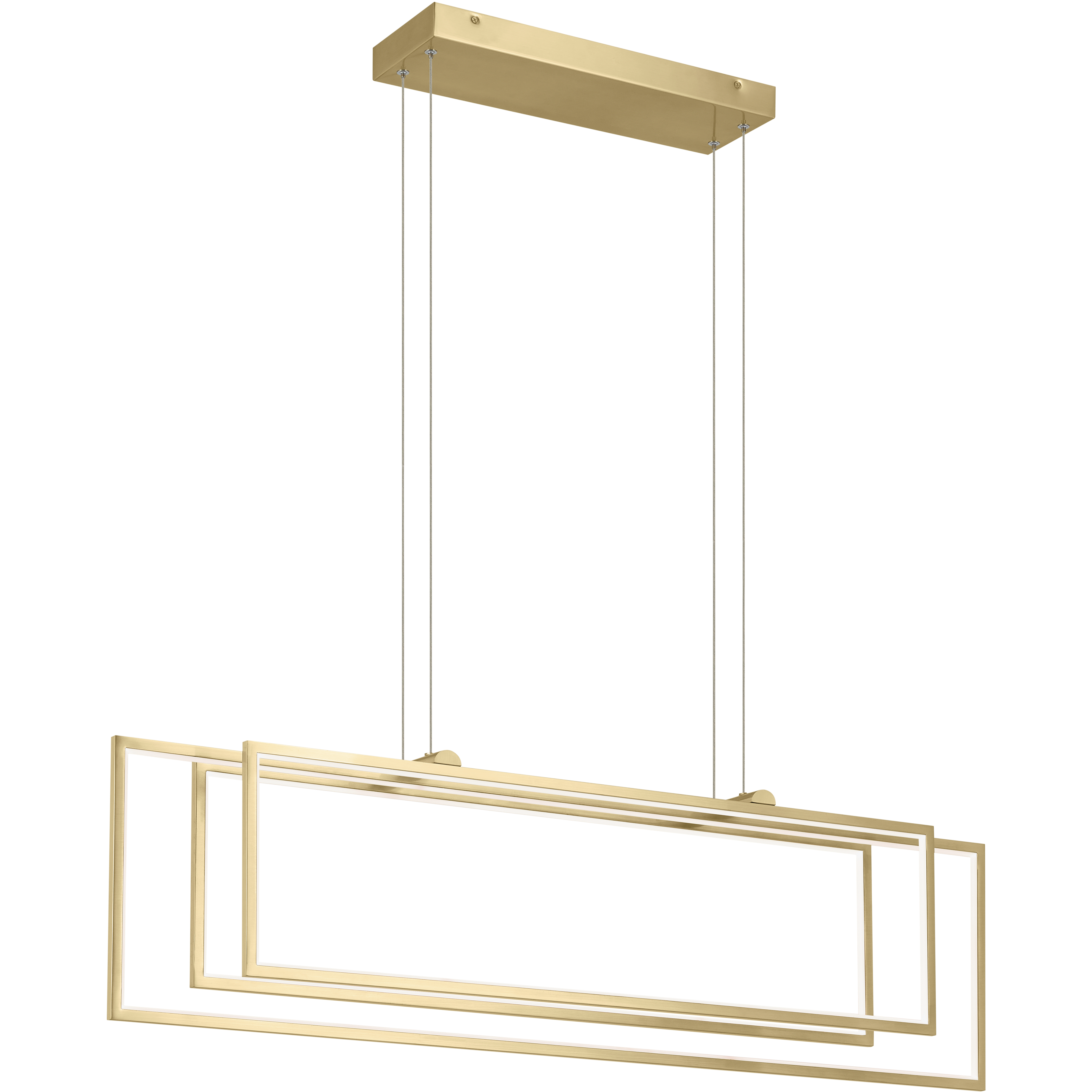 Jestin LED 5.75 inch Champagne Gold Chandelier Ceiling Light, Single