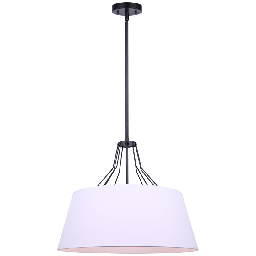 Anton 3 Light 18 inch Black Chandelier Ceiling Light