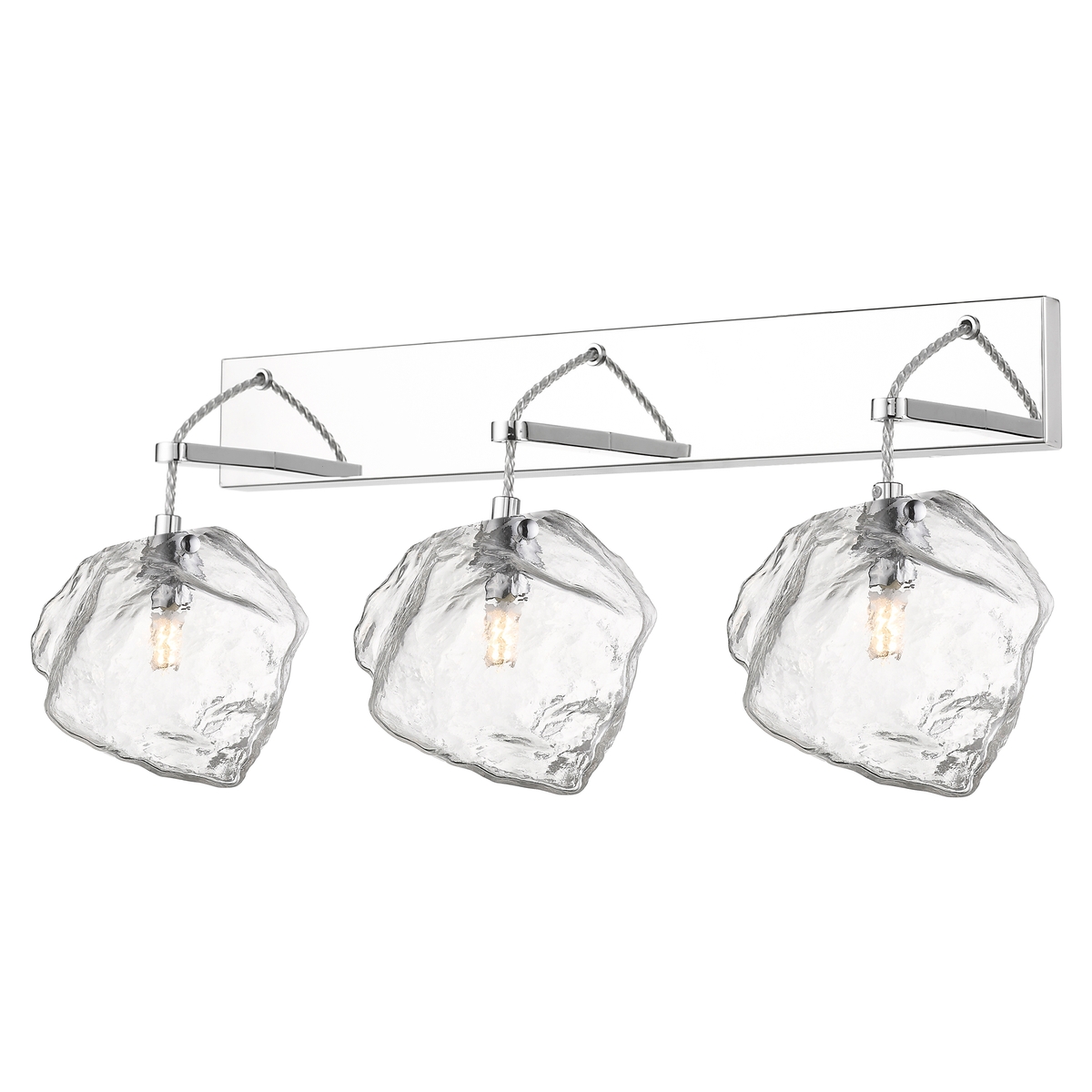 Boulder LED 23 inch Mirrored Stainless Steel Vanity Light Wall Light