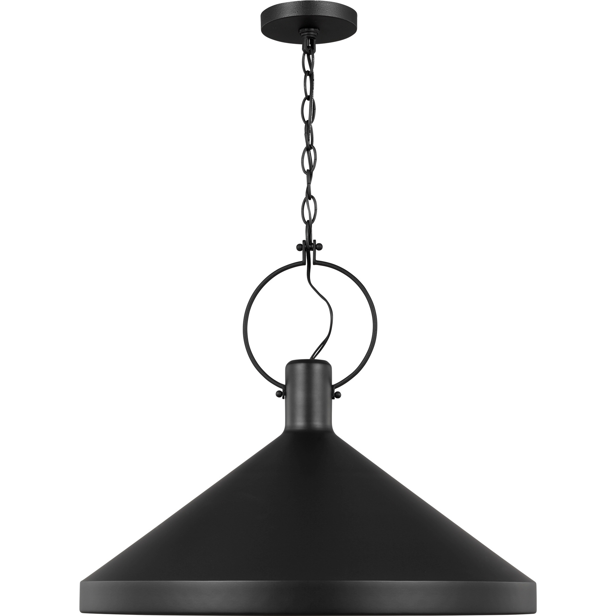 Suzanne Kasler Lyon 1 Light 24 inch Midnight Black Pendant Ceiling Light