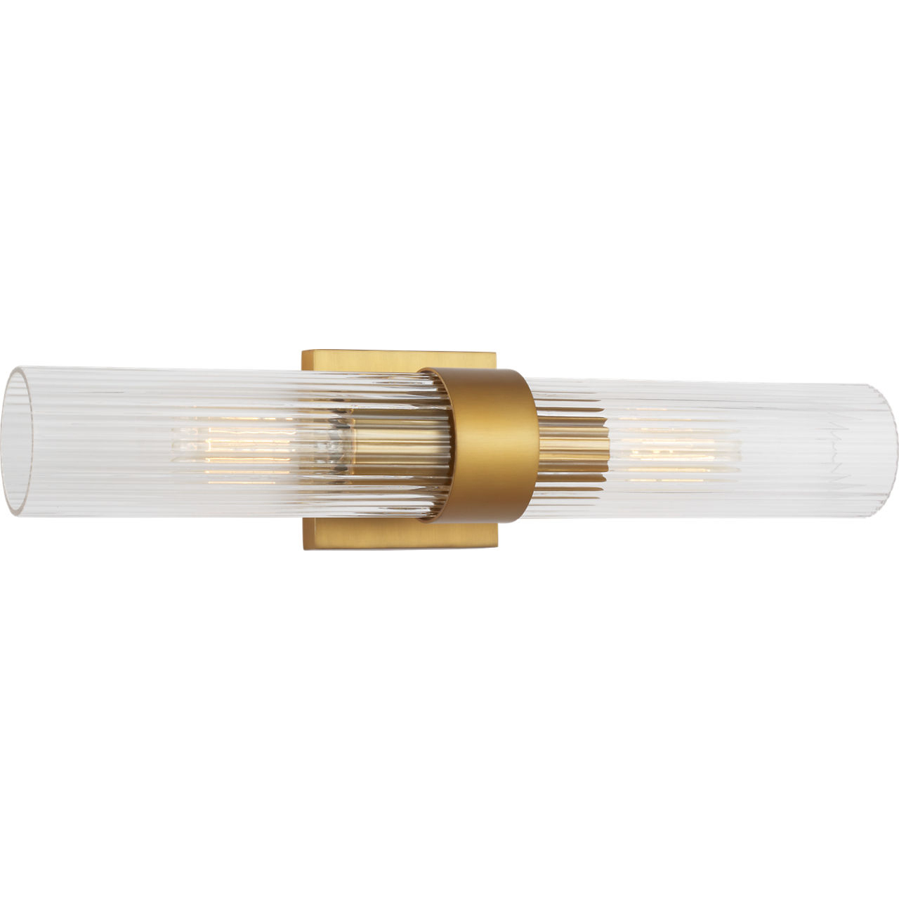 C&M by Chapman & Myers Geneva 2 Light 4.5 inch Burnished Brass Sconce Wall Light