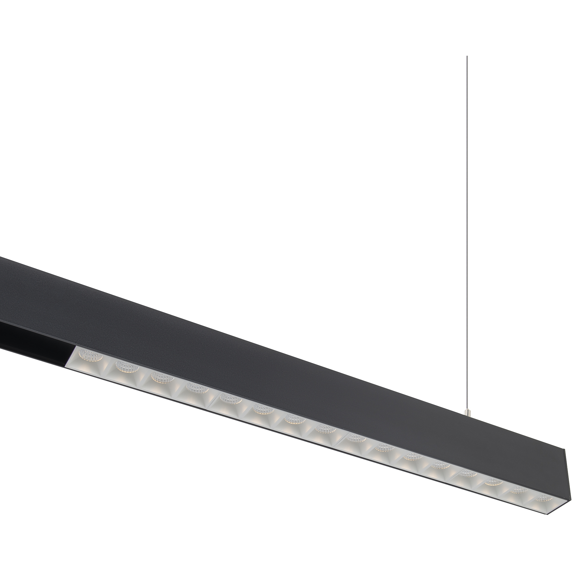 Ventrix 1 Light 48 White Track Fixtures Ceiling Light