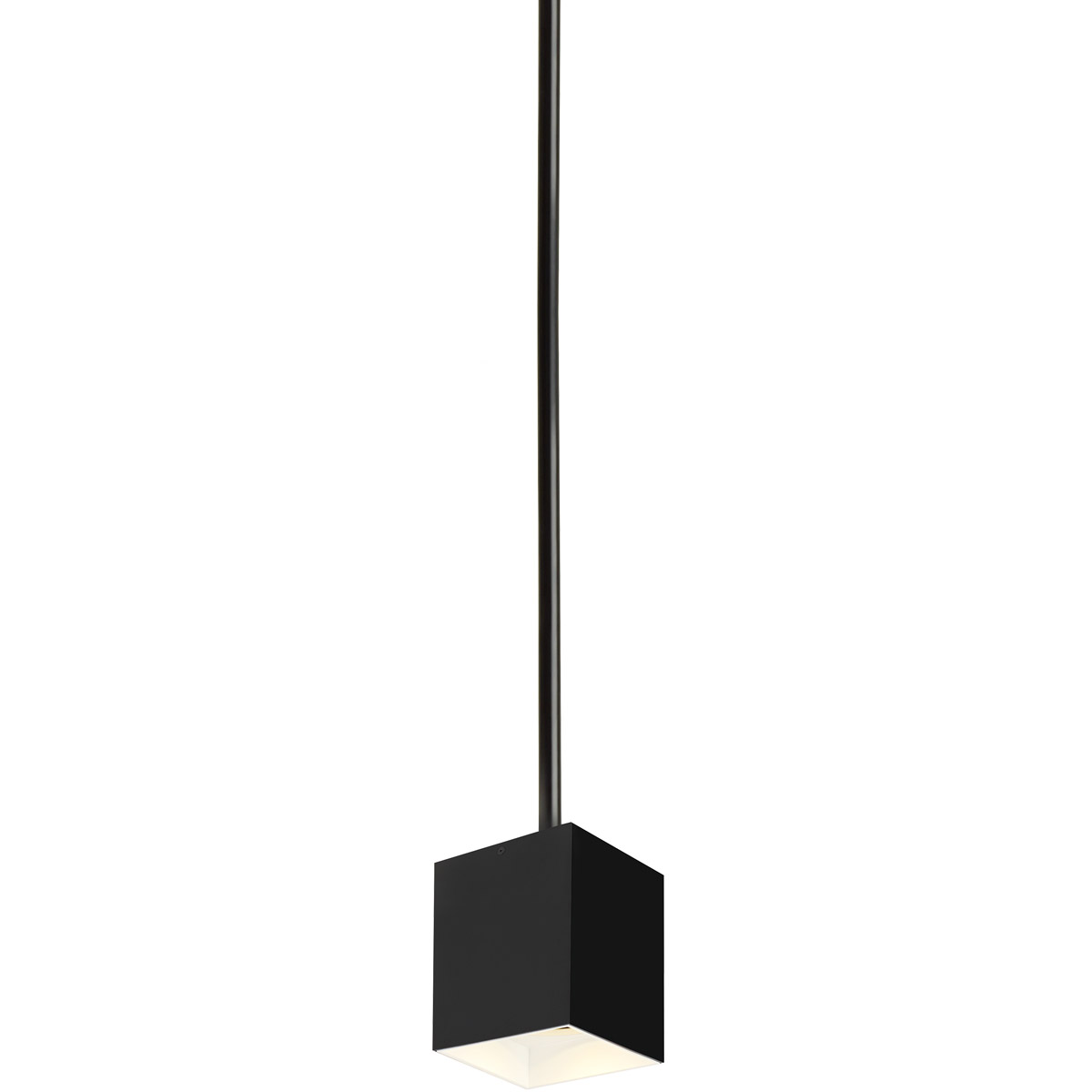 Sean Lavin Exo LED 5.2 inch White Pendant Ceiling Light in 12 inch, 20 Degree, LED 90 CRI 3500K, Matte Black/White, Integrated LED