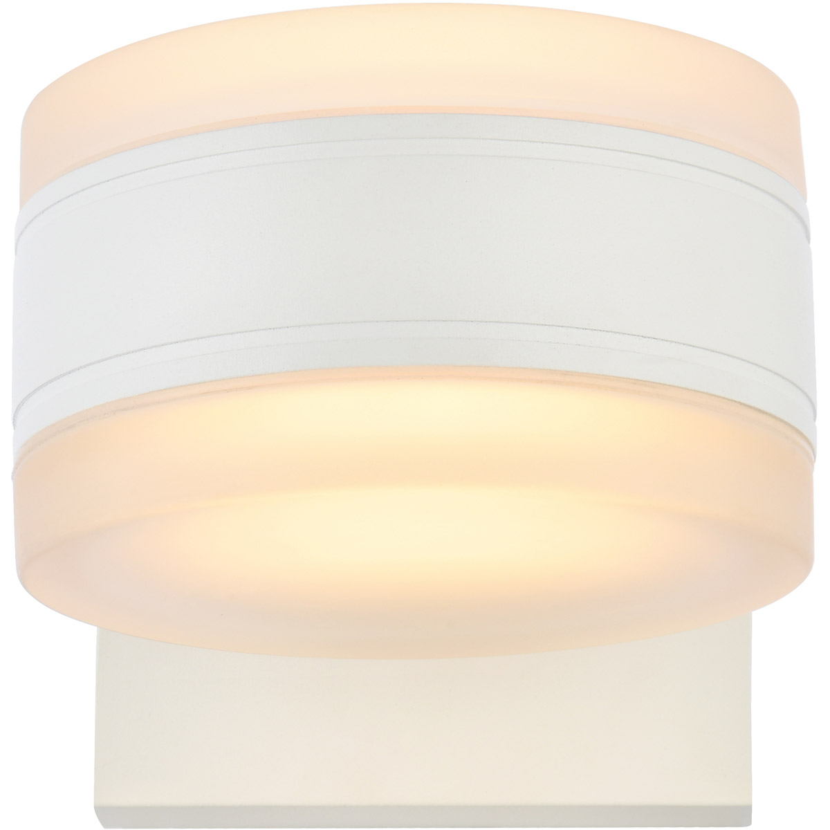 Raine 4.5 inch White Outdoor Wall Light