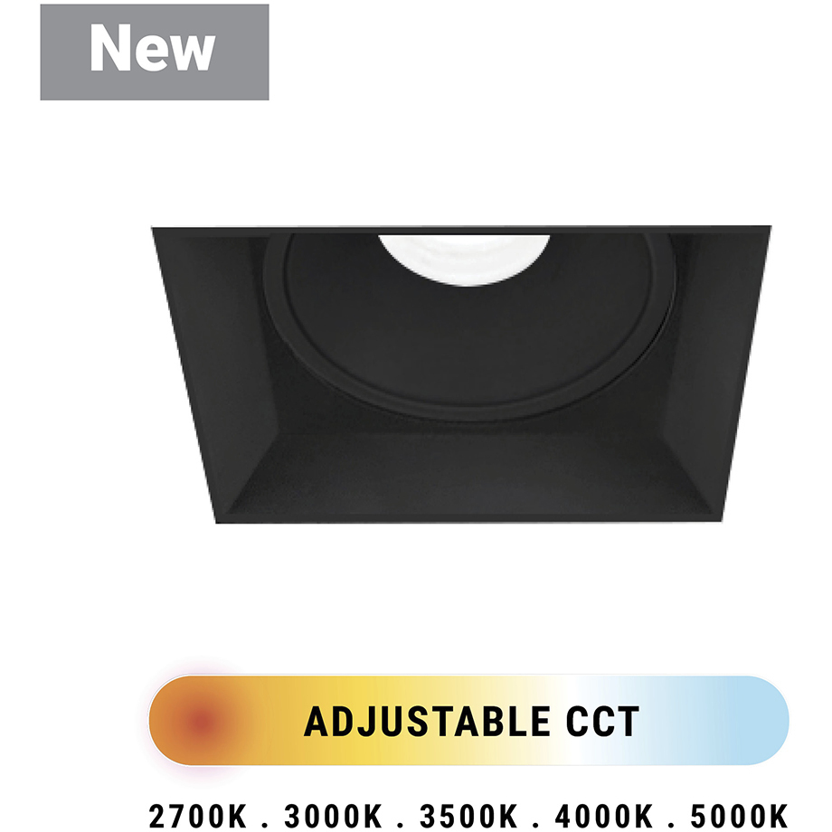 Midway LED Black Recessed Fixture