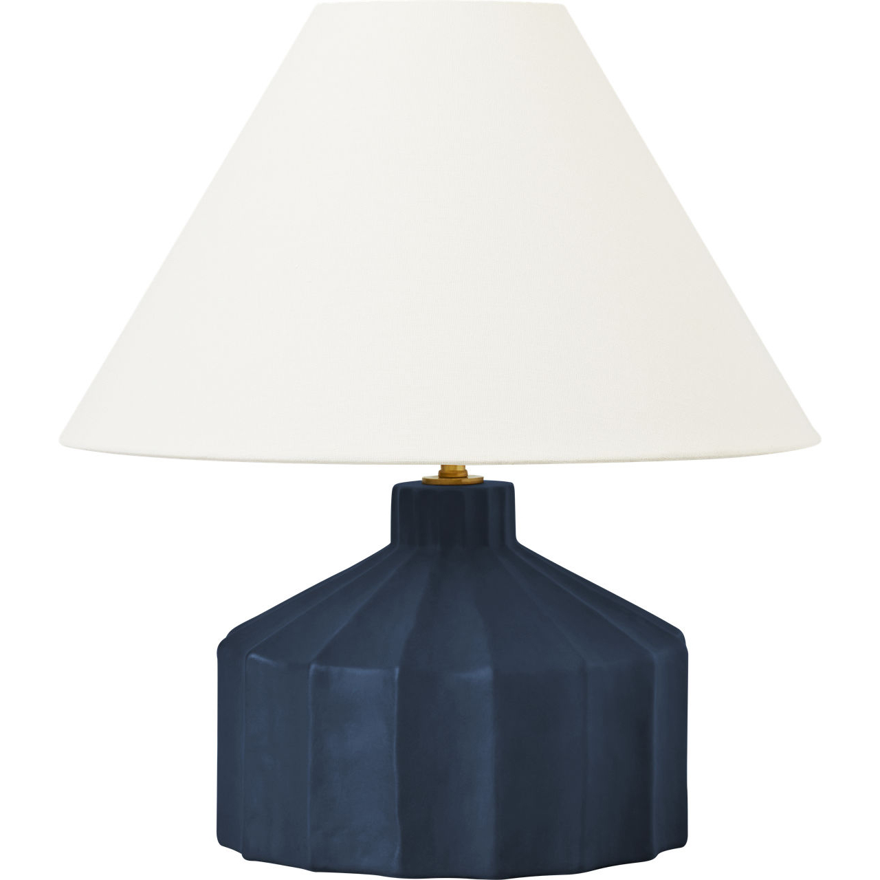 Kelly by Kelly Wearstler Veneto 16.5 inch 9 watt Matte Medium Blue Wash Table Lamp Portable Light