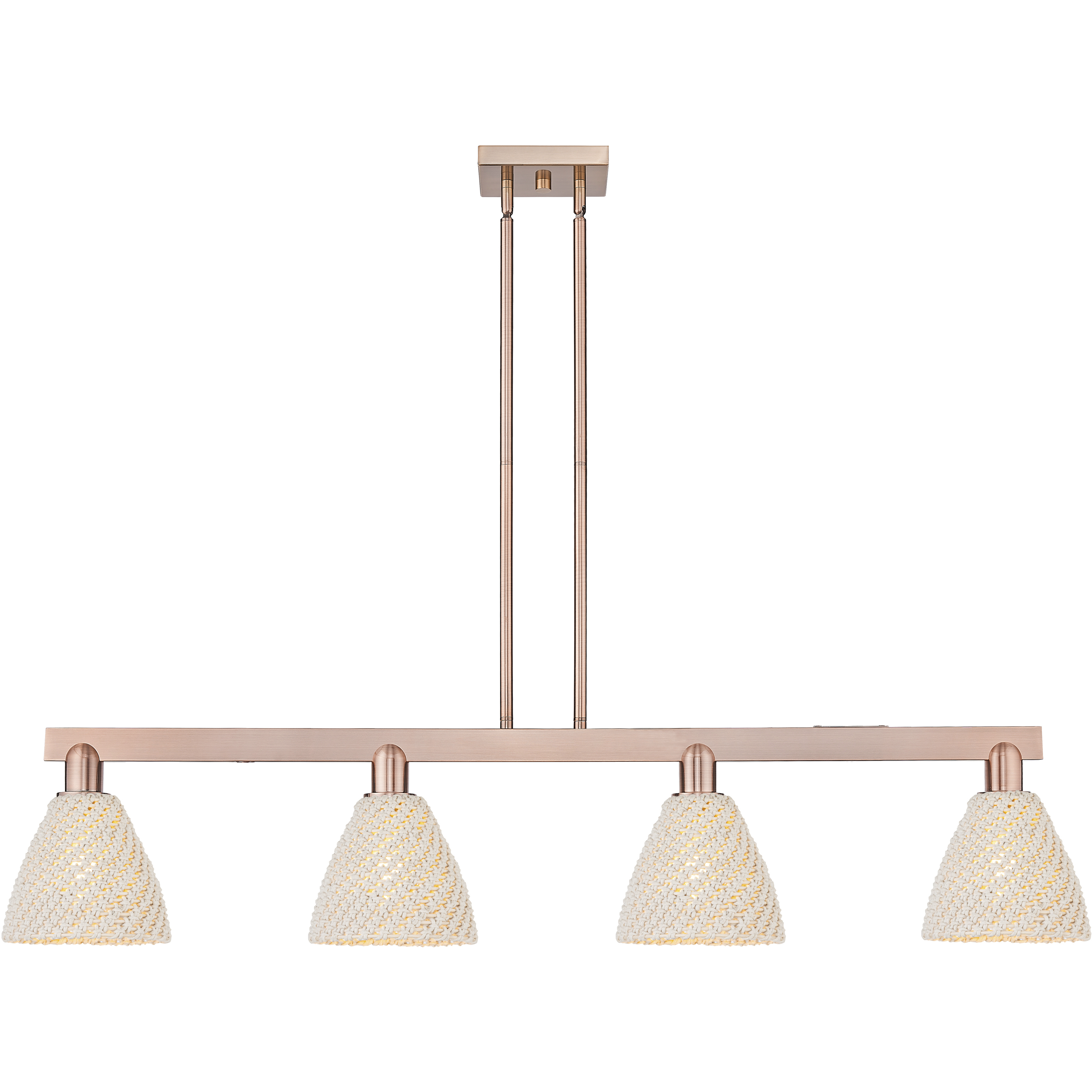 Natural Ballston Dome Island Light Ceiling Light in Antique Copper
