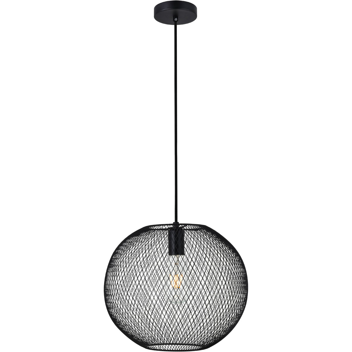 Keller 1 Light 13.2 inch Black Pendant Ceiling Light