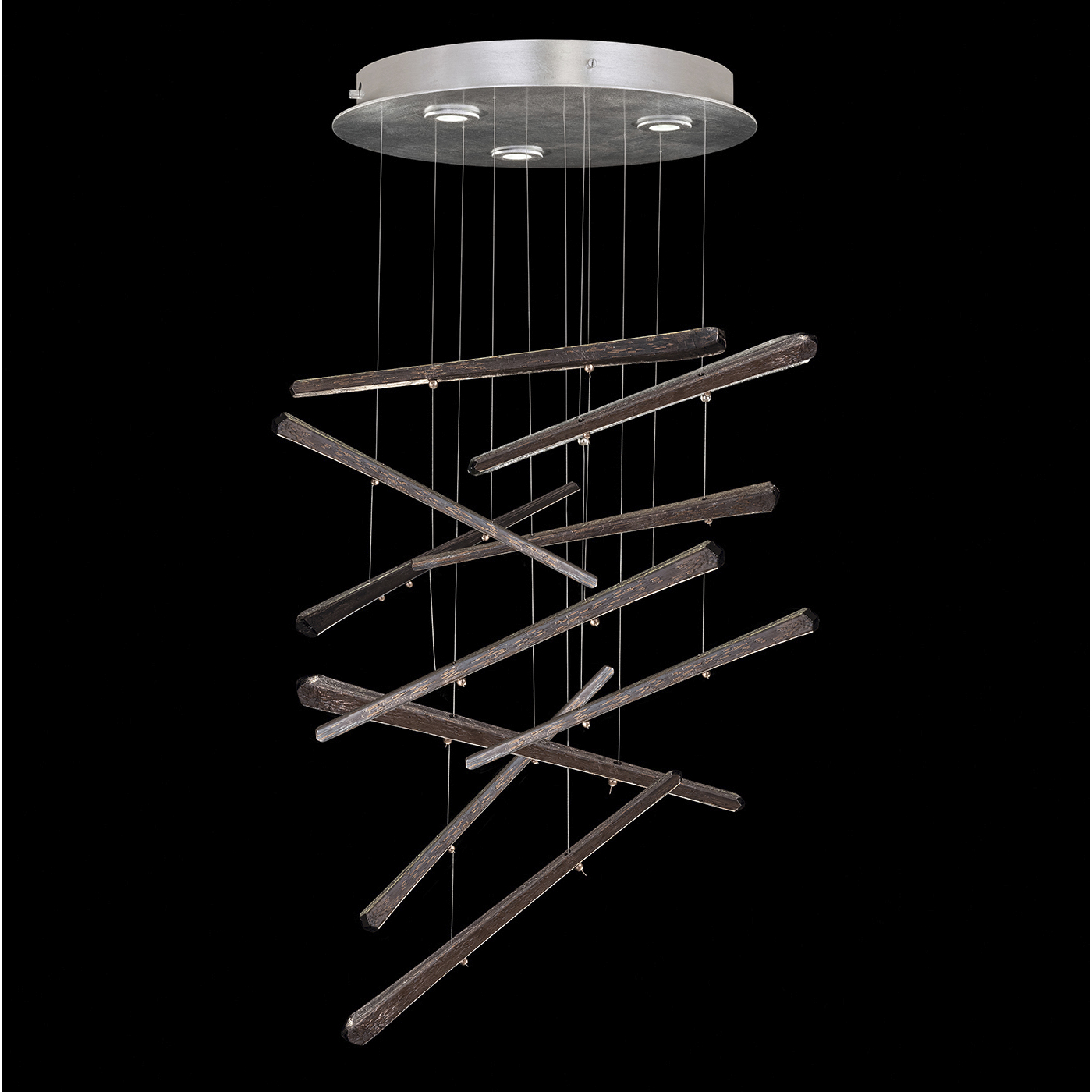 Elevate LED 23 inch Silver Pendant Ceiling Light