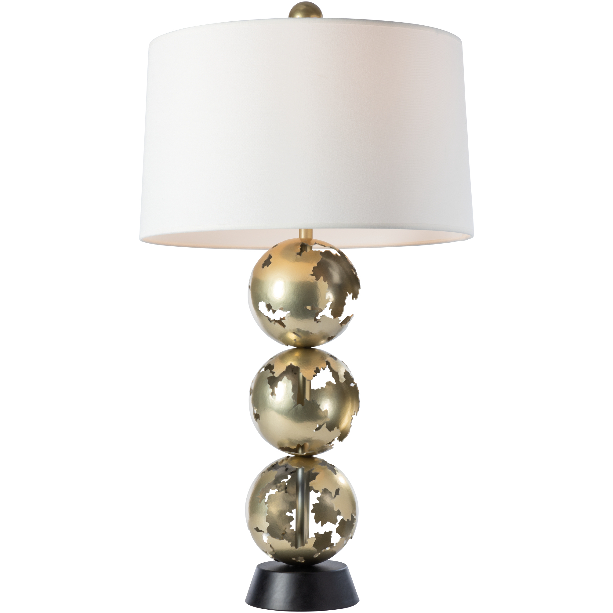 Pangea 32.6 inch 60 watt Ink and White Table Lamp Portable Light