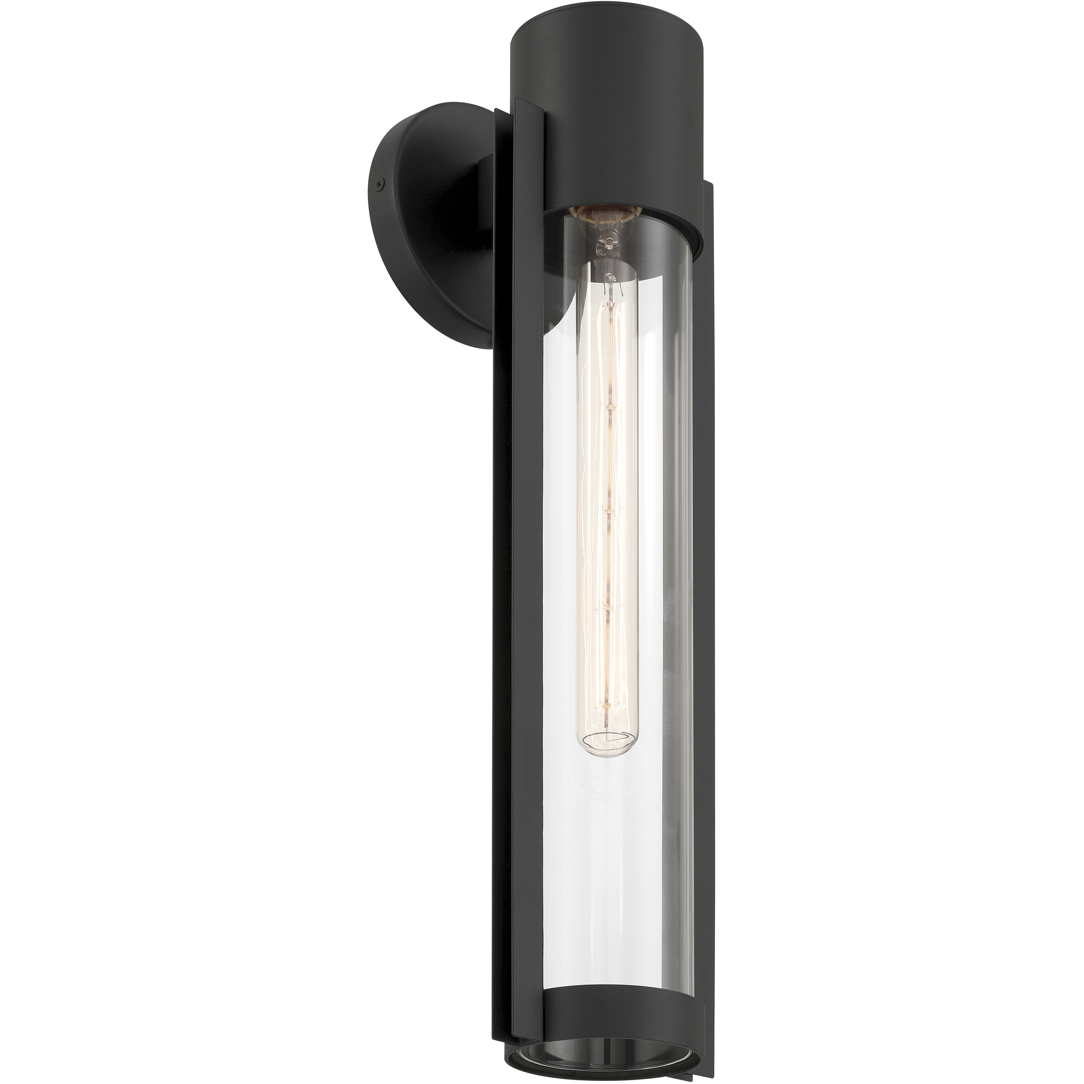 Coastal 5 inch Black Wall Sconce Wall Light