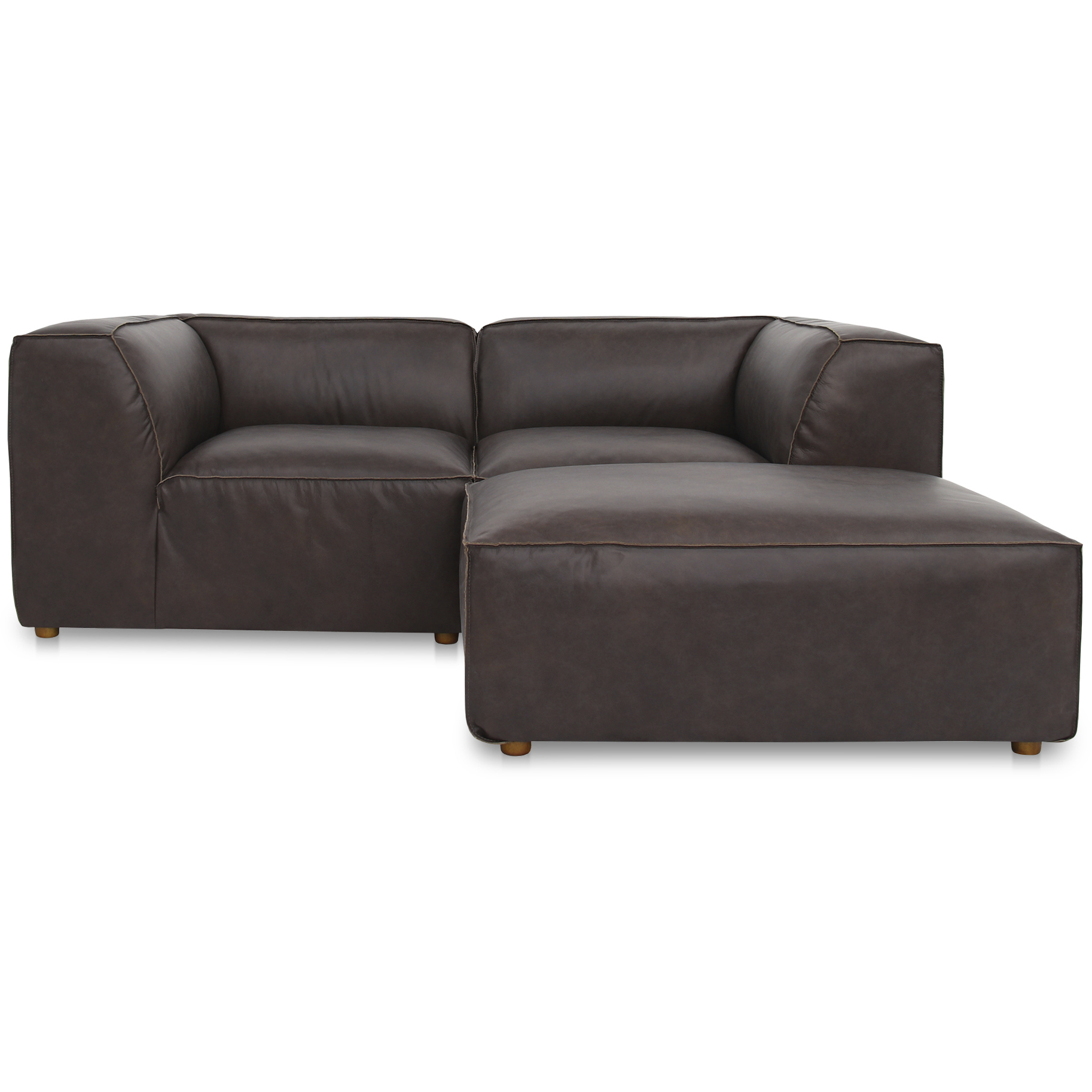 Form Brown Modular Sectional in Dark Brown, Nook