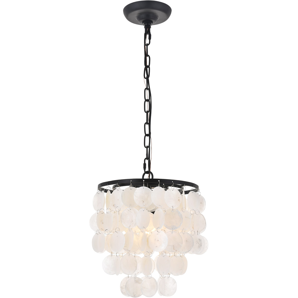 Selene 1 Light 10 inch Black Pendant Ceiling Light
