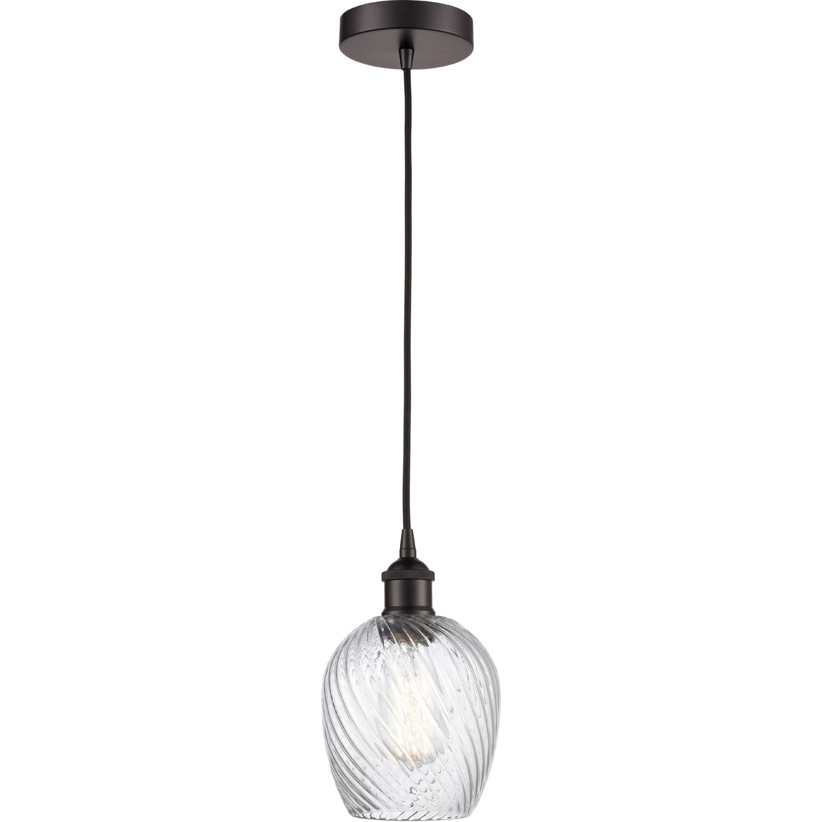 Edison Salina LED 5 inch Oil Rubbed Bronze Mini Pendant Ceiling Light