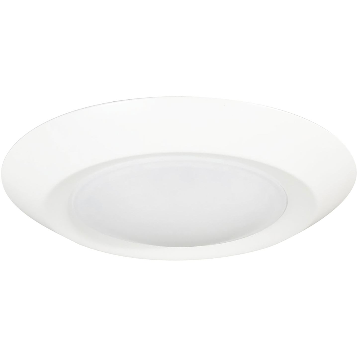 Opal LED 7.38 inch White Surface Mount Ceiling Light in 2700K, Regressed