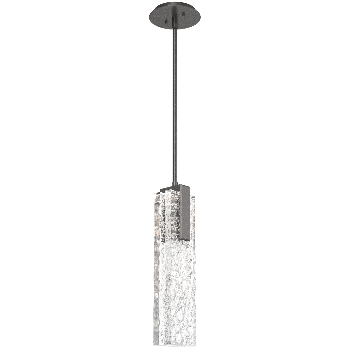 Glacier LED 3.5 inch Graphite Pendant Ceiling Light in 2700K LED