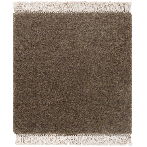 Evergreen 96 X 96 inch Eggplant/Nickel/Light Silver Handmade Rug in 8 x 8