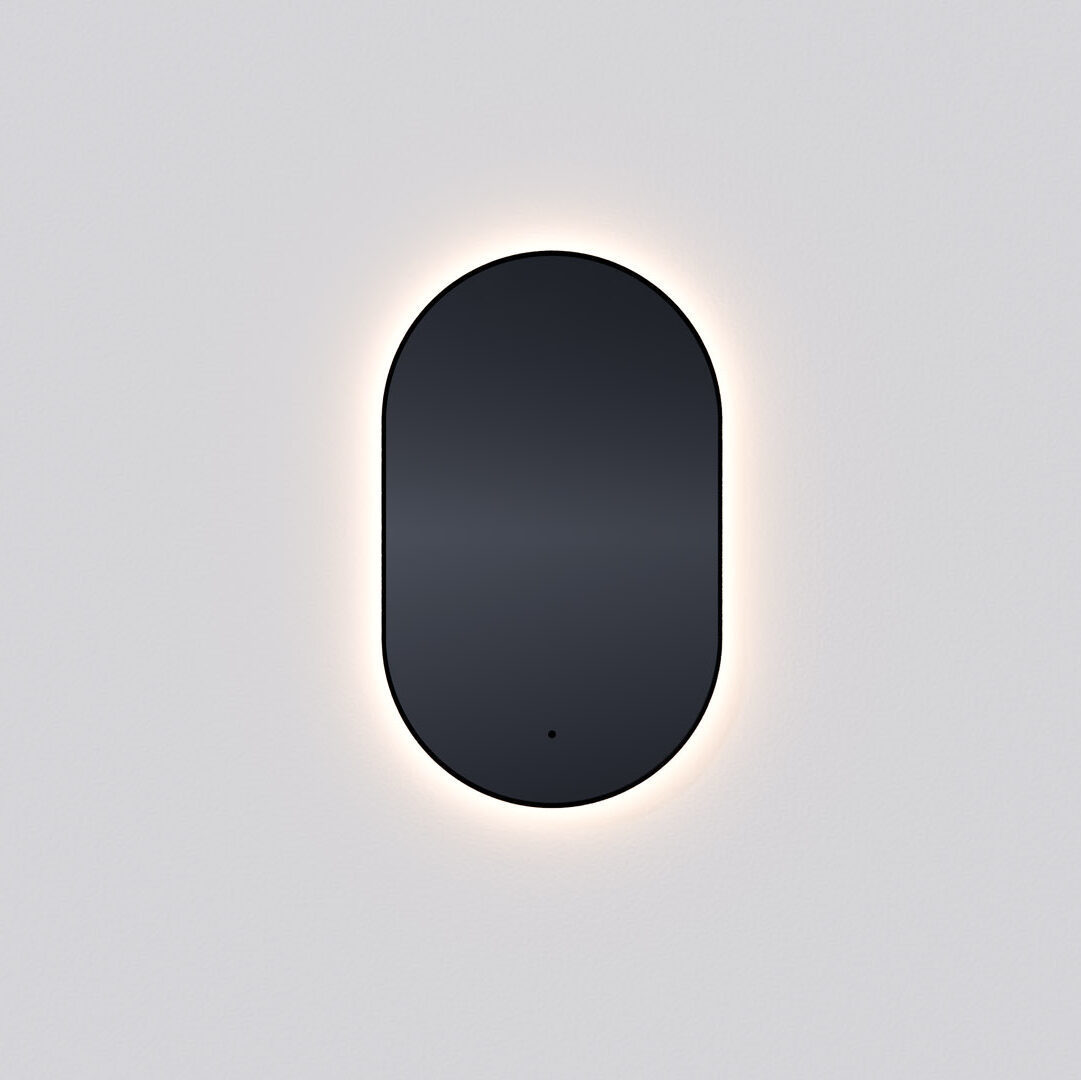 Argo Brushed Brass LED Mirror