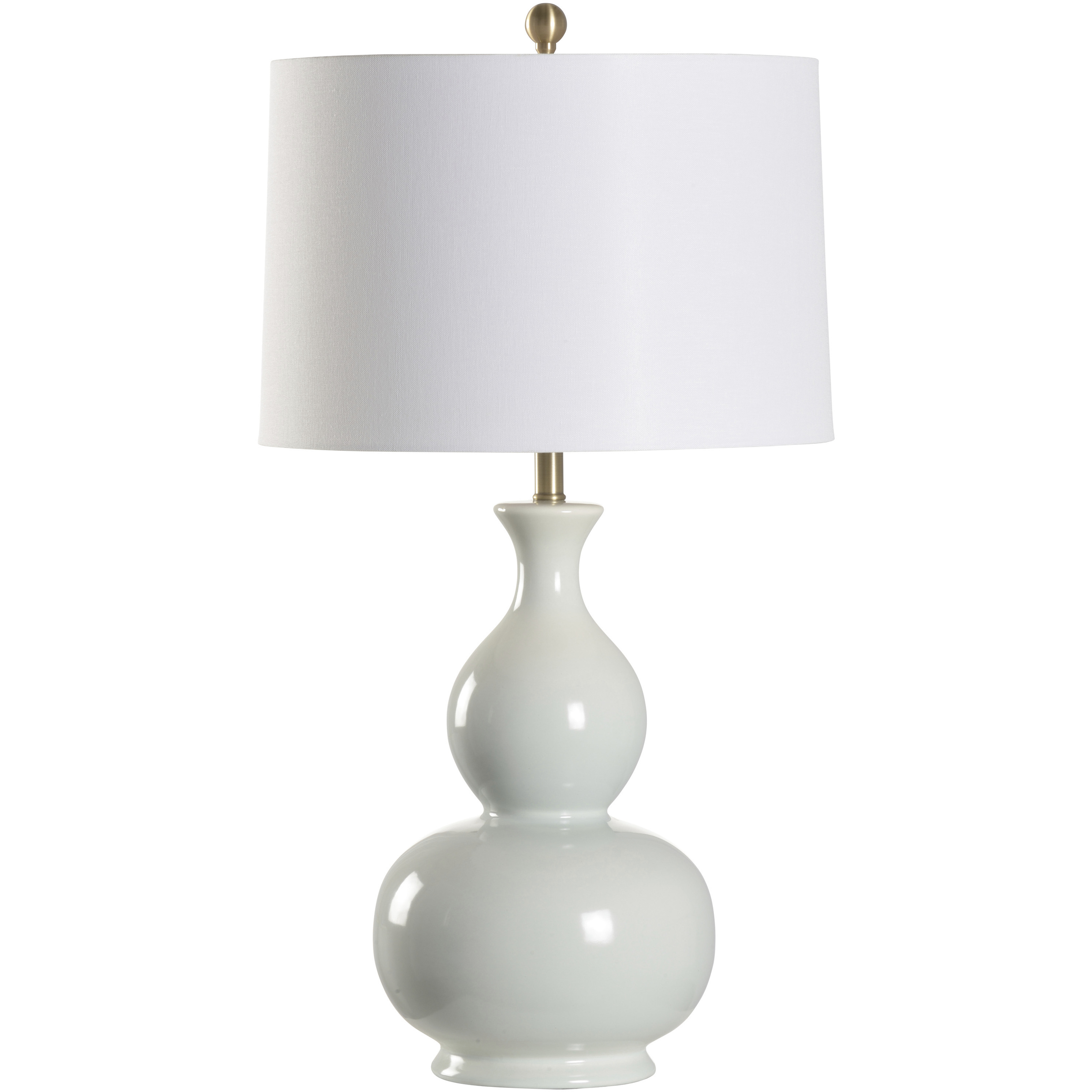 Waterspout 22 inch 100.00 watt Blue Table Lamp Portable Light