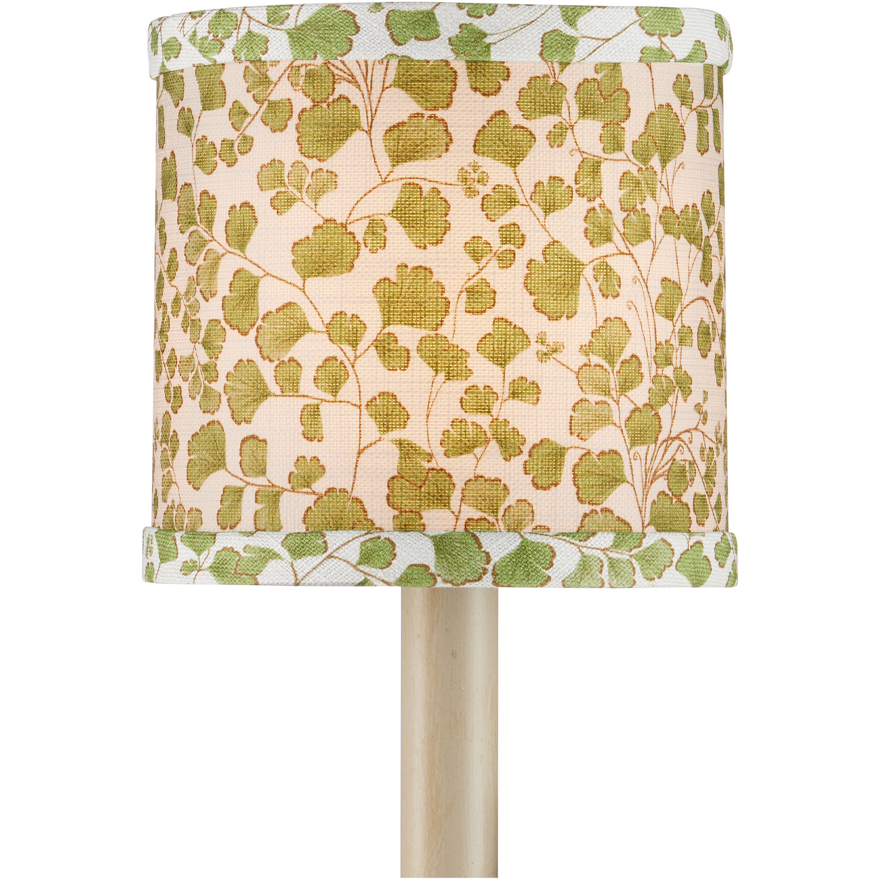 Maiden Fern Green and Ivory 5 inch Chandelier Shade