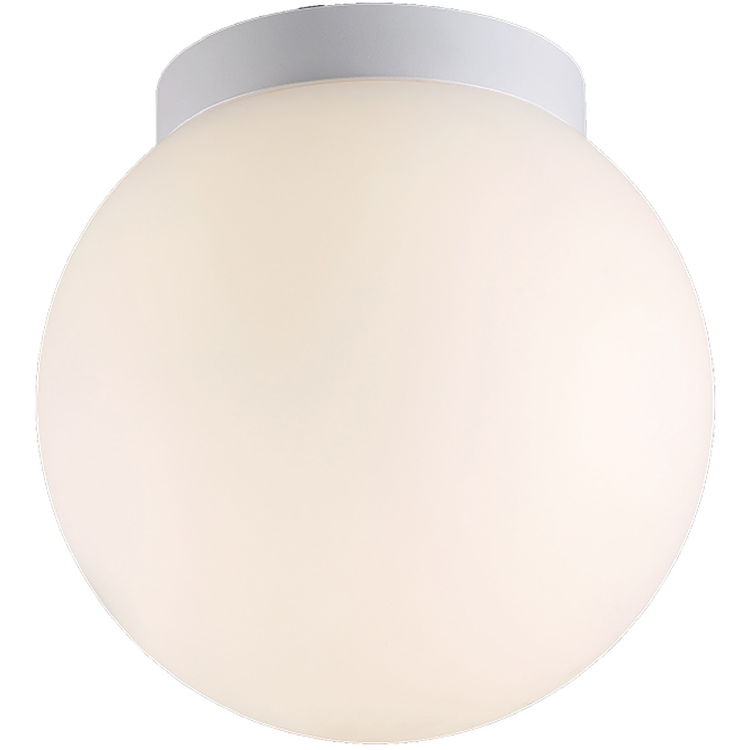 Niveous LED 9 inch White Flush Mount Ceiling Light in 2700K, dweLED