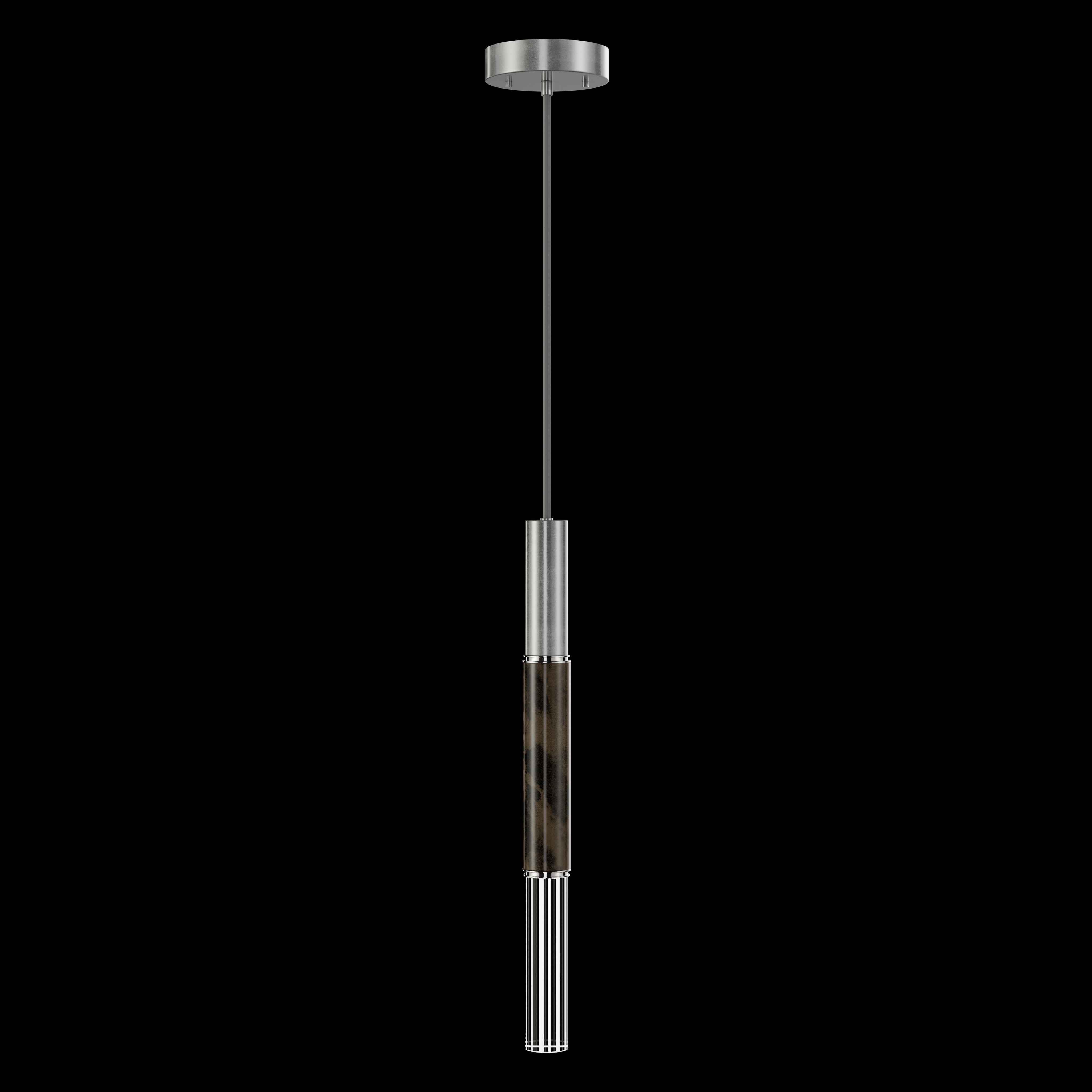 Antonia 1 Light 6.5 inch Silver Pendant Ceiling Light
