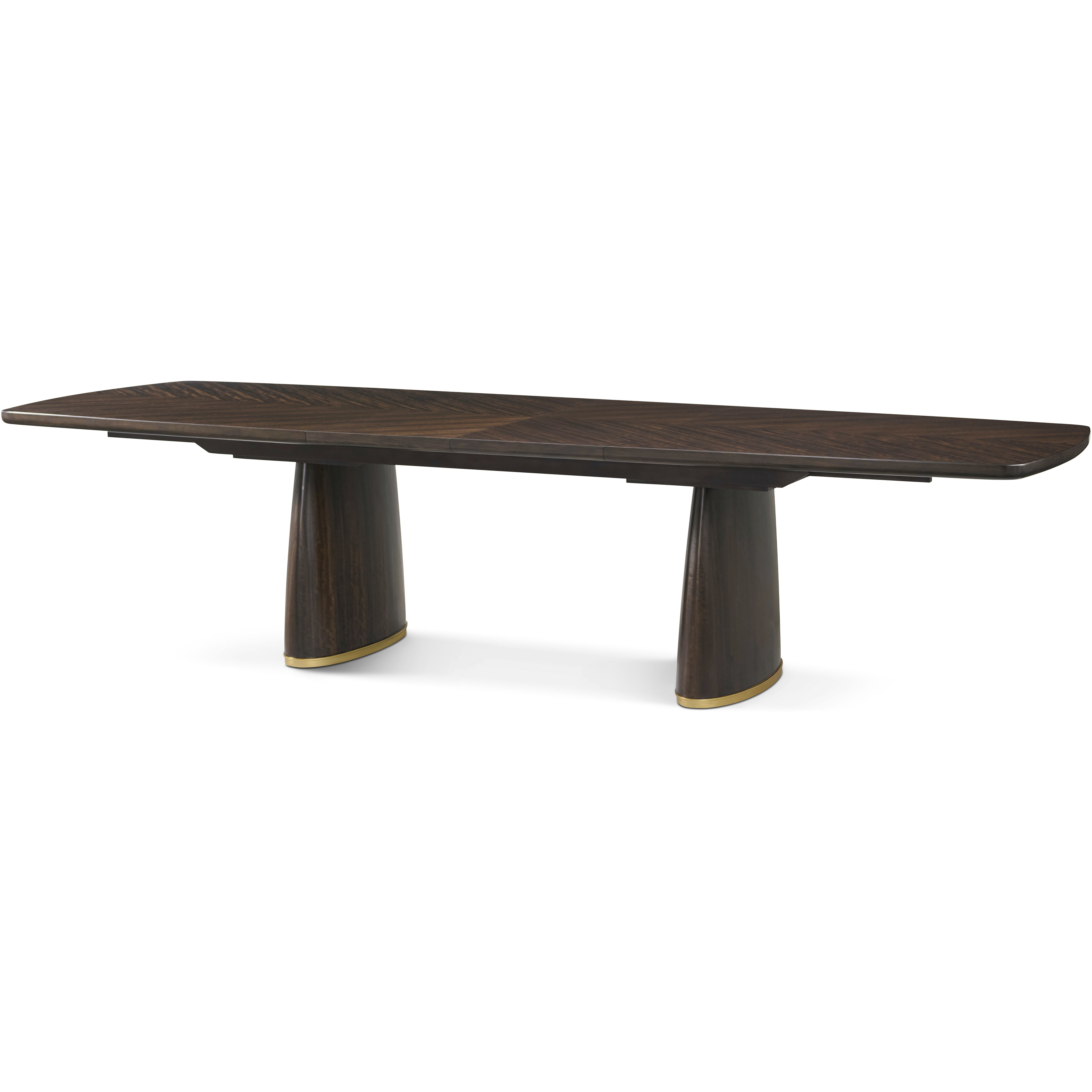 Hyde Park 128 X 48 inch Gallery Gold Dining Table, Wooden, Spencer Green Park