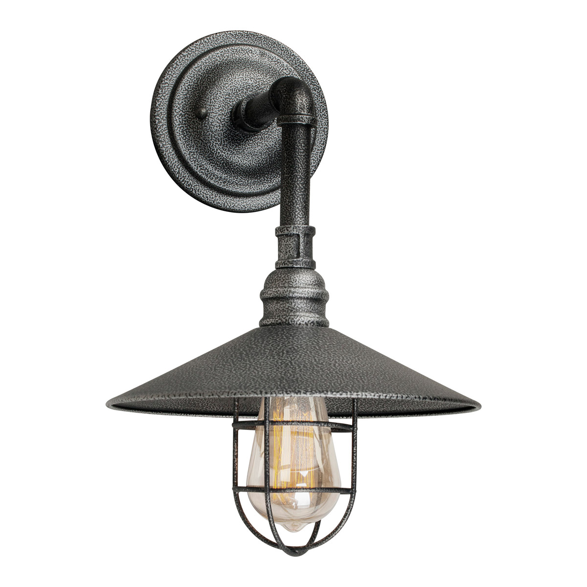 Signature Outdoor Wall Light in Industrial Gray
