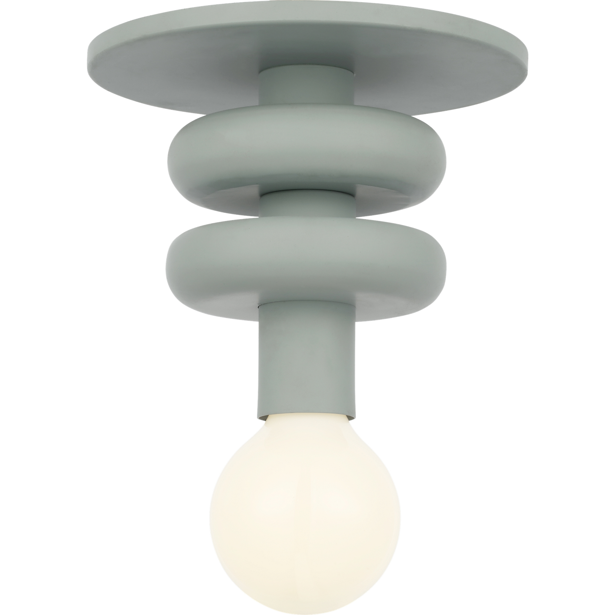 Drew & Jonathan Malcolm 1 Light 4.72 inch Thistle Green Flush Mount Ceiling Light in Standard