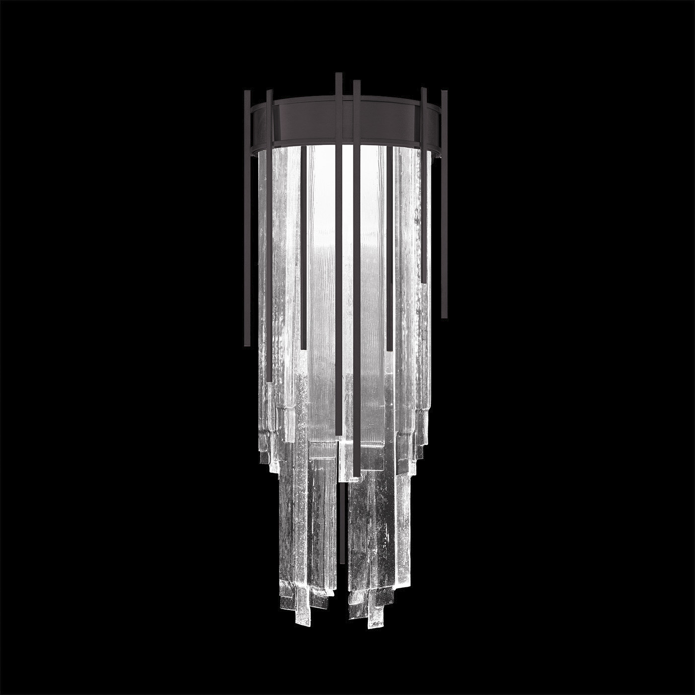 Arpeggio 3 Light 11.5 inch Black Sconce Wall Light