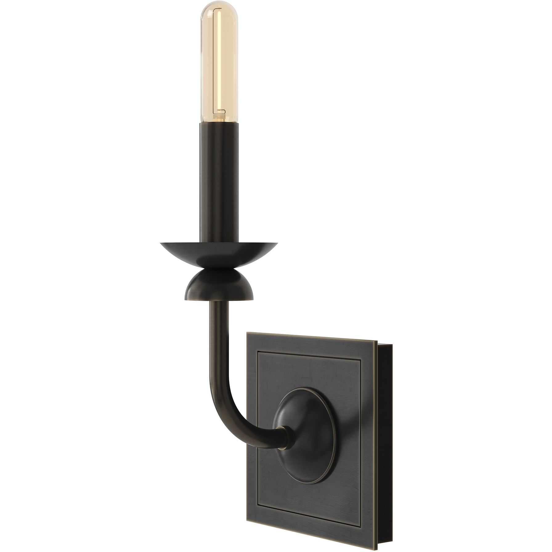 William 1 Light 5.25 inch Deep Patina Bronze Wall Sconce Wall Light