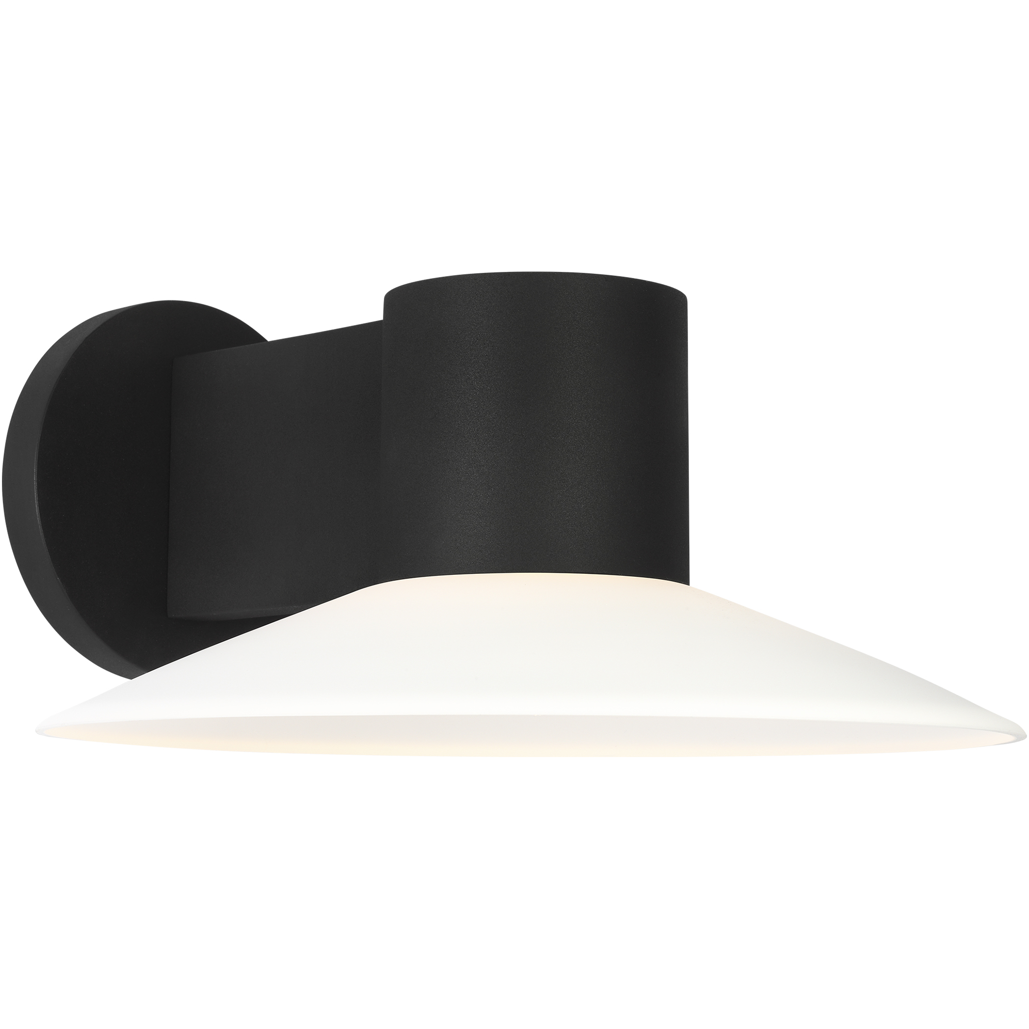 Barbara Barry Focal LED 8.5 inch Textured Black Outdoor Sconce