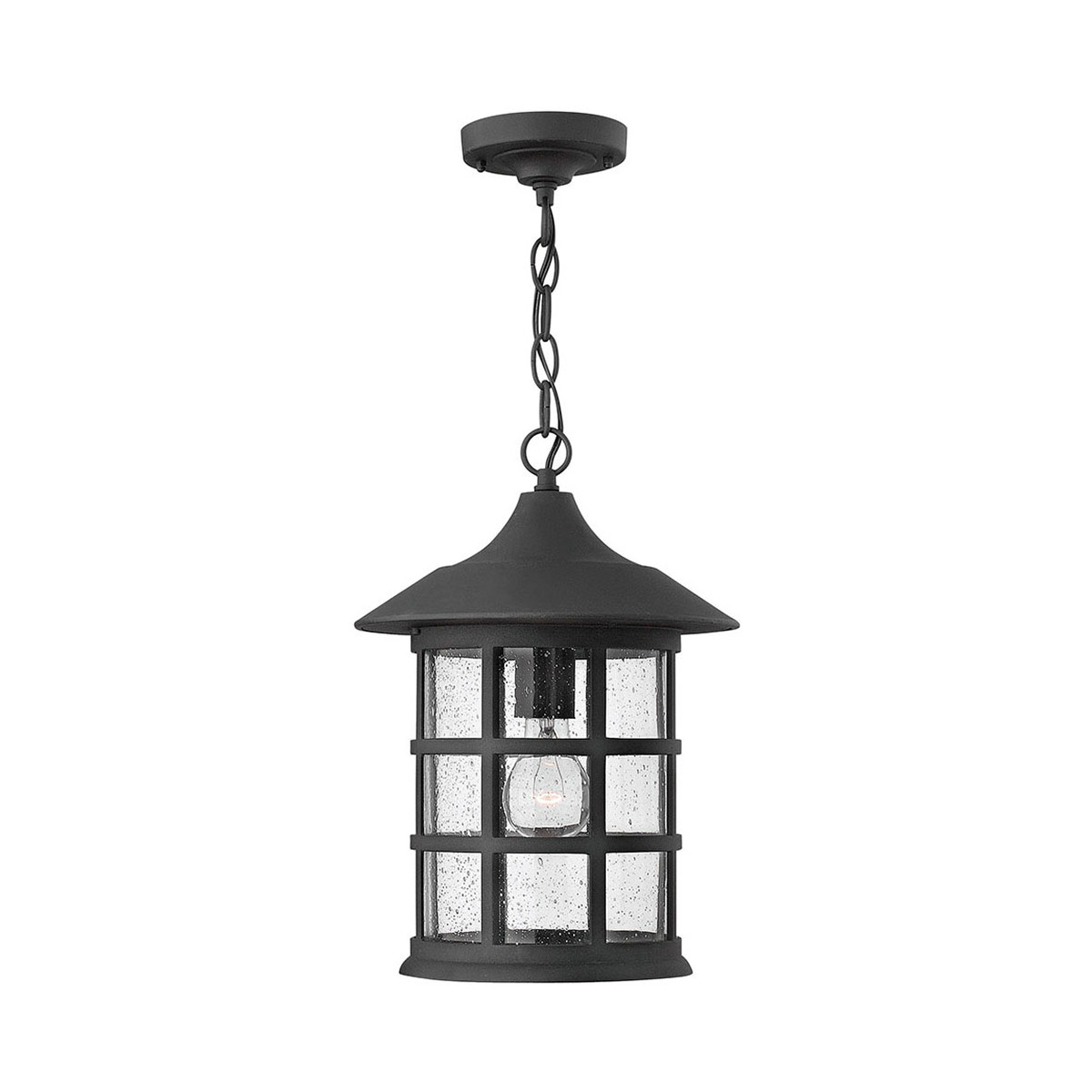 Freeport LED 10 inch Black Outdoor Hanging Light