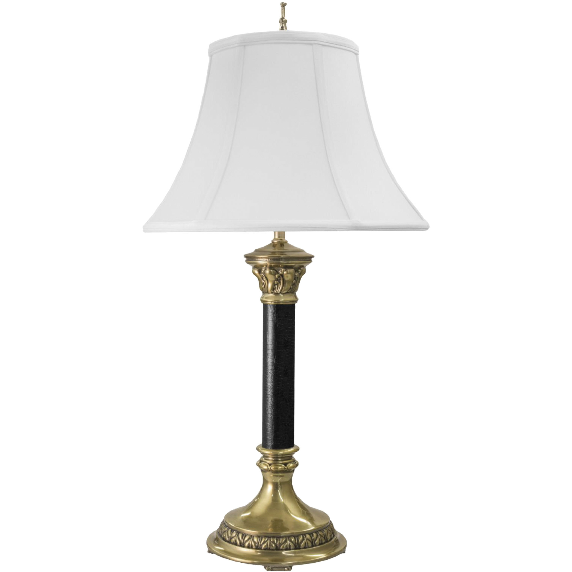 Ellie 33 inch 150 watt Burnished Brass Table Lamp Portable Light