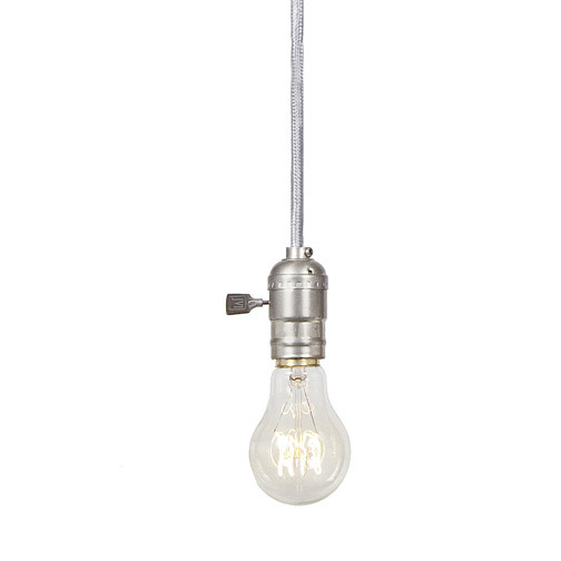Union Square 1 Light 2.25 inch Pewter Mini Pendant Ceiling Light in Satin Nickel