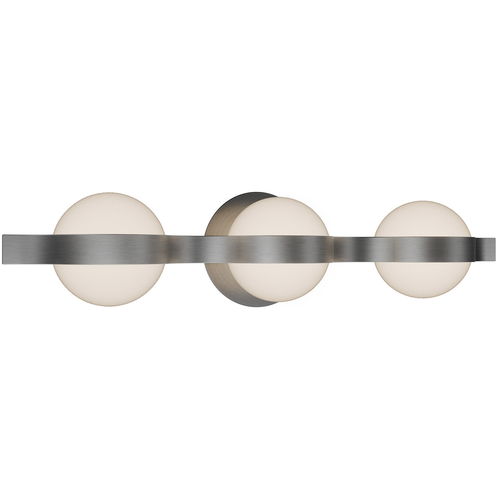 Ellaria LED 25 inch Brushed Nickel Bath Vanity & Wall Light, dweLED