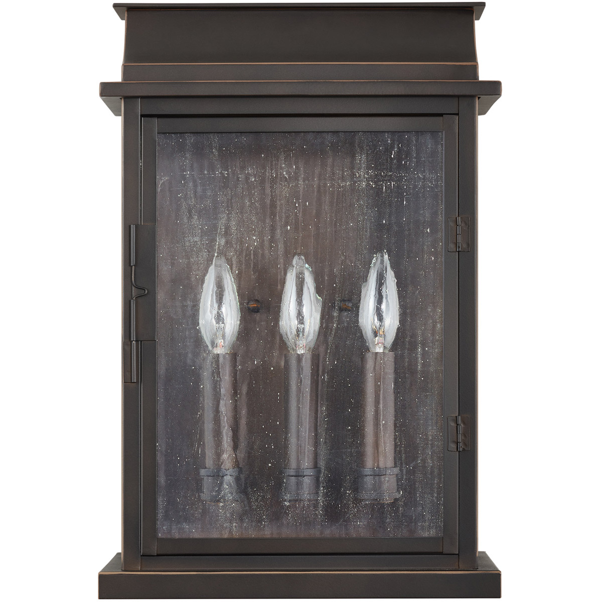 Bolton 3 Light 17 inch Oiled Bronze Outdoor Wall Lantern