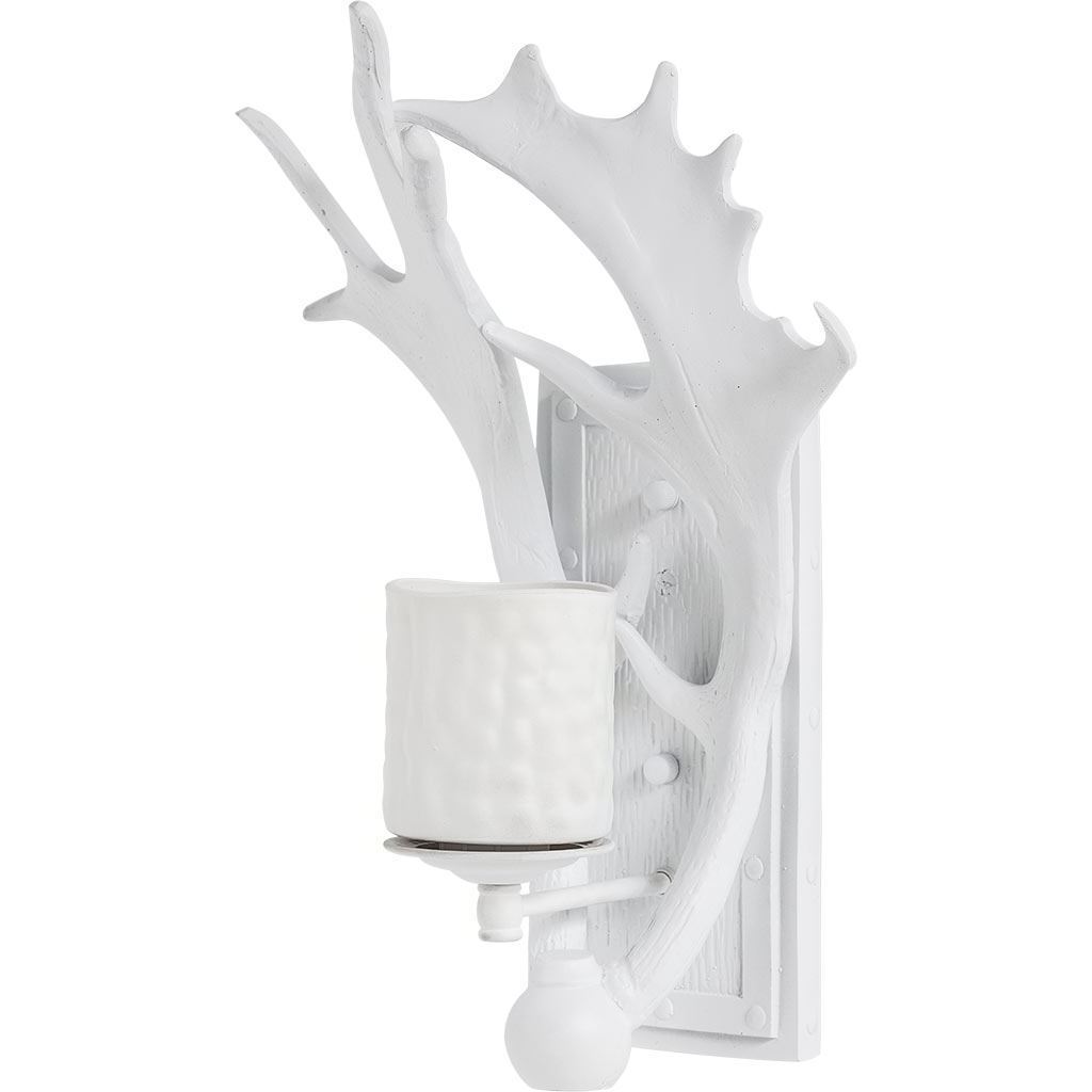 Rockland 8 inch White Wall Sconce Wall Light