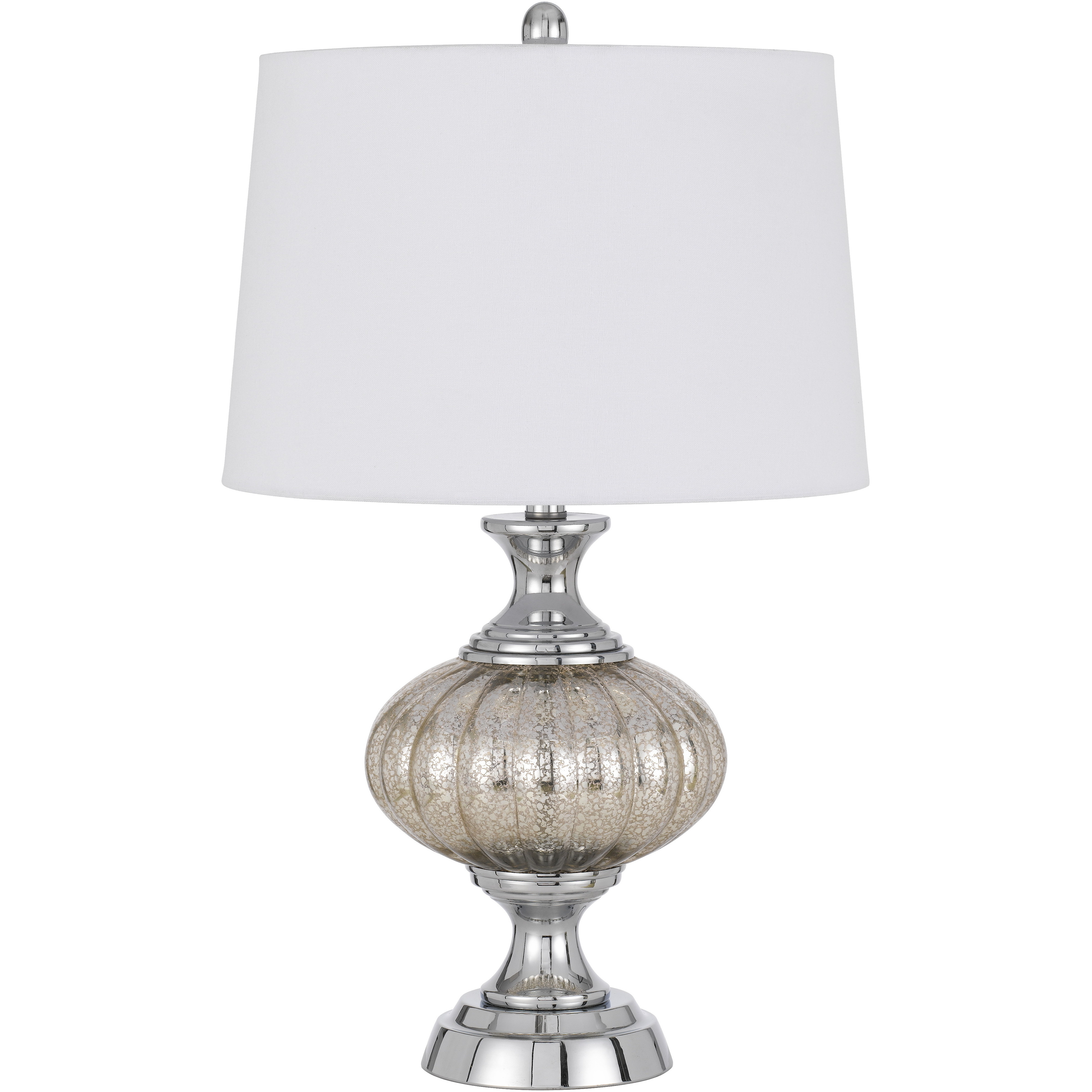 Ossona 26.5 inch 150.00 watt Chrome Table Lamp Portable Light