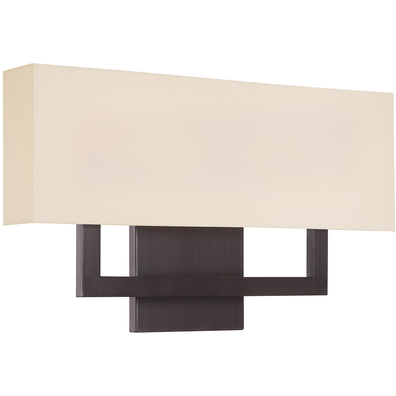 Manhattan LED 3 inch Brushed Bronze ADA Wall Sconce Wall Light, dweLED