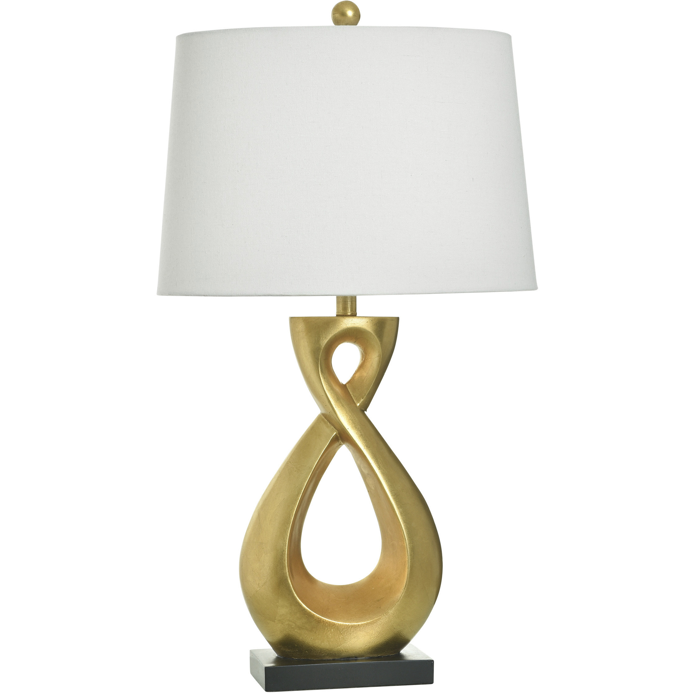 Elara Table 32.75 inch 100 watt Glyka Gold and Black and Cream Table Lamp Portable Light
