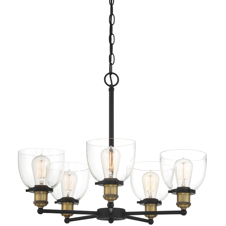 Bryson 5 Light 24.13 inch Vintage Bronze Chandelier Ceiling Light