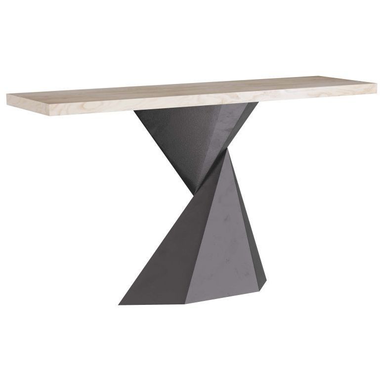 Valder 55 inch Smoke Console Table