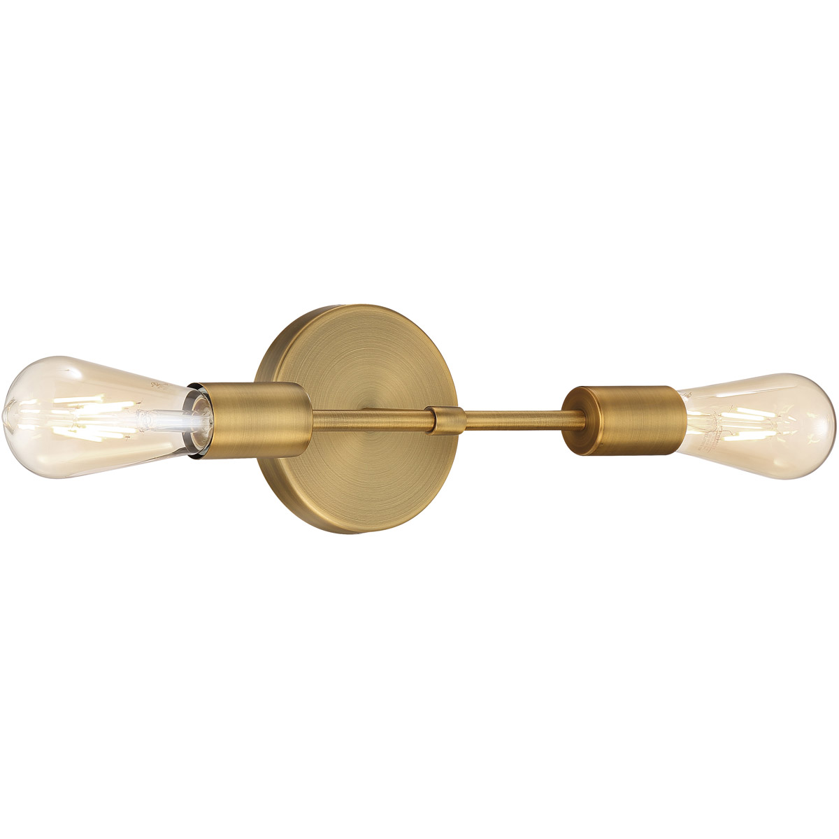 Iconic Wall Sconce Wall Light in Antique Brushed Brass
