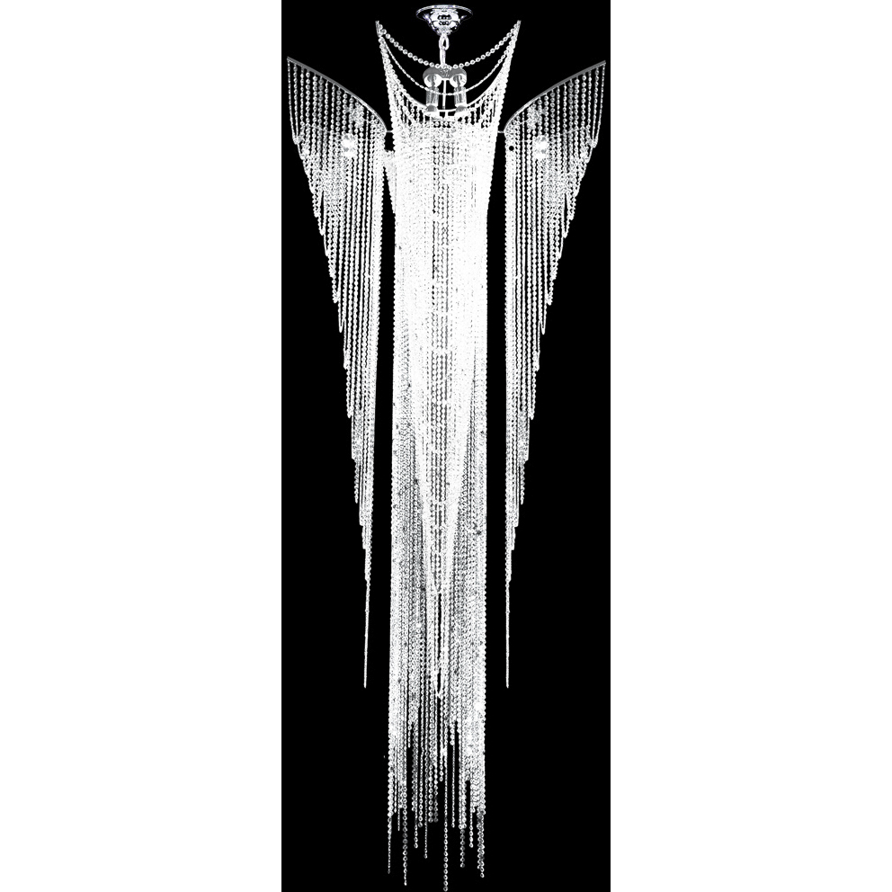 Medallion 16 Light 46 inch Silver Entry Chandelier Ceiling Light, Large